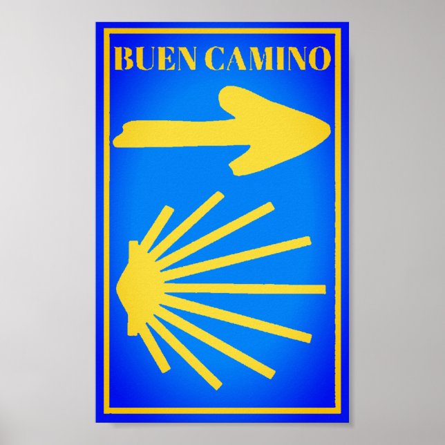 Camino de Santiago Poster (Framsidan)