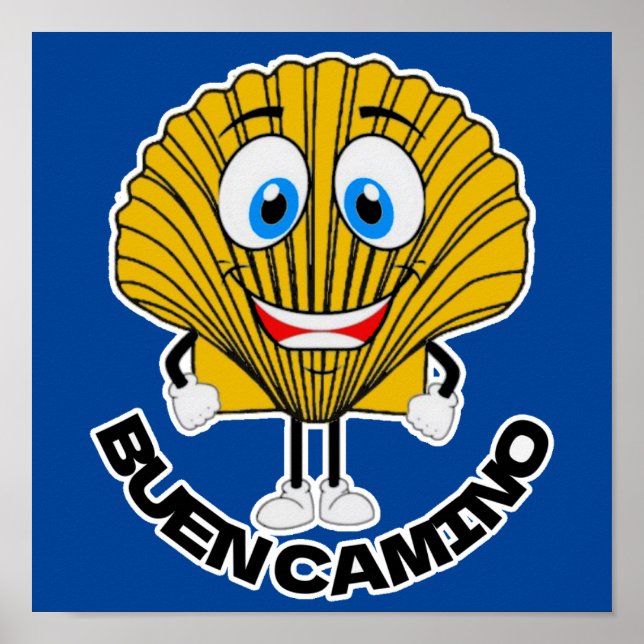 Camino de Santiago Poster (Framsidan)