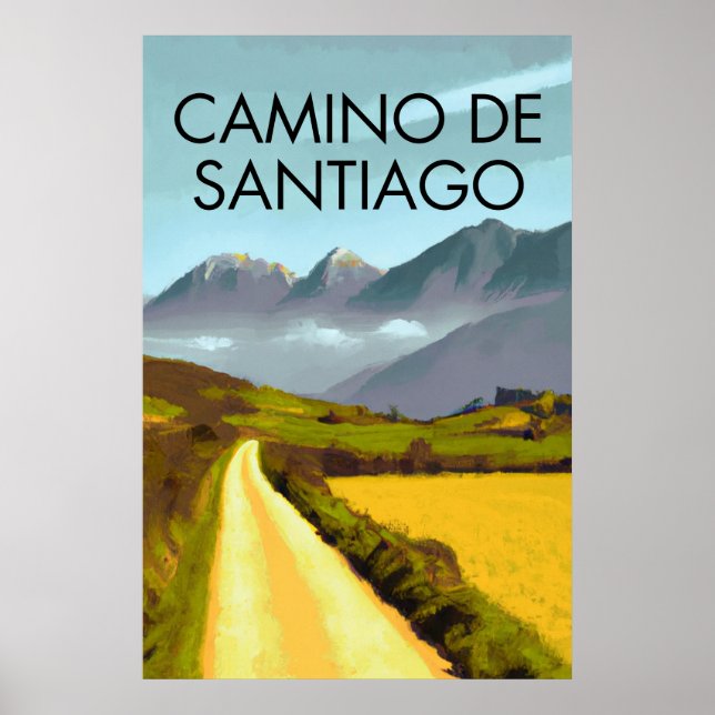 Camino de Santiago Poster (Framsidan)