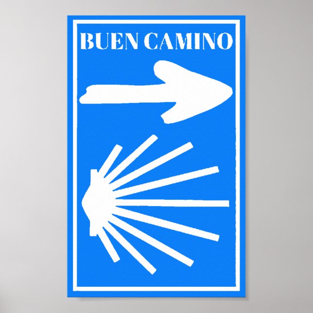 Camino de Santiago Poster (Framsidan)