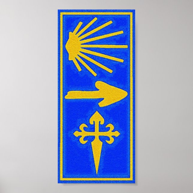 Camino de Santiago Poster (Framsidan)