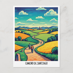 Camino de Santiago Resor Vykort