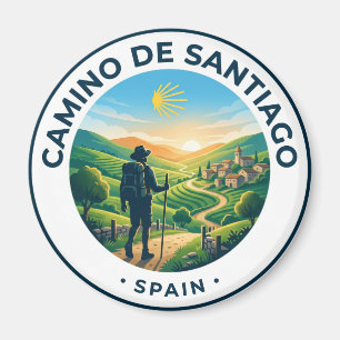 Camino de Santiago Spanien Magnet
