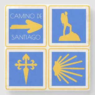 Camino de Santiago Stone Underlägg