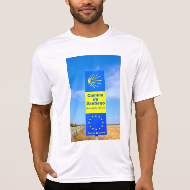 Camino de Santiago T Shirt (Framsida)