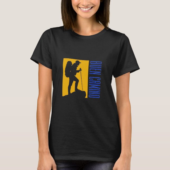 Camino de Santiago T-Shirt (Framsida)