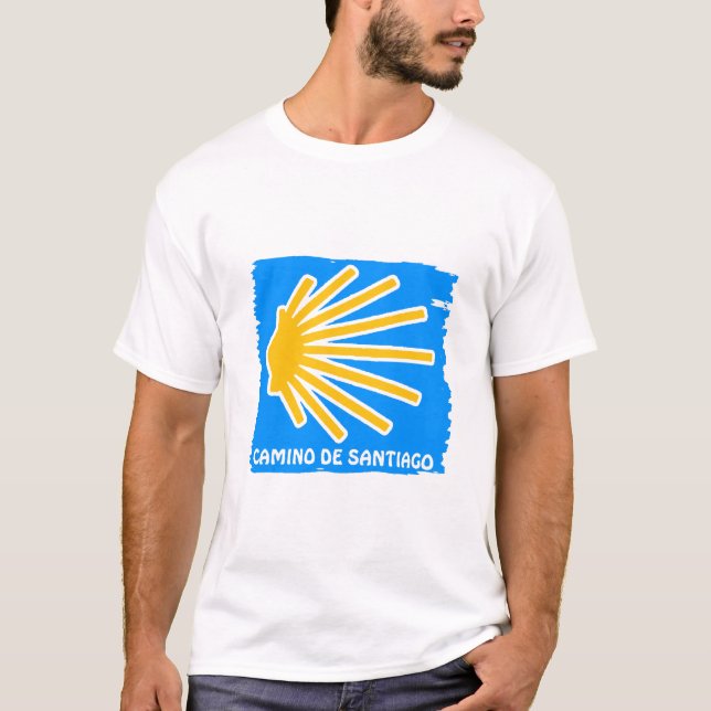 Camino de Santiago T-Shirt (Framsida)