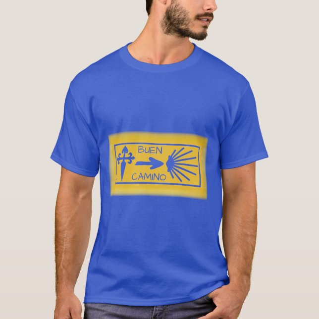 Camino de Santiago T-Shirt (Framsida)