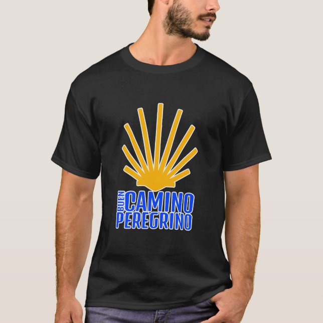 Camino de Santiago T Shirt (Framsida)