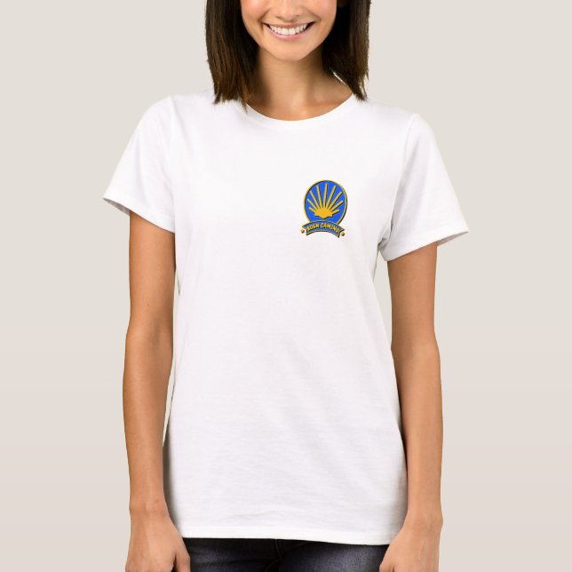 Camino de Santiago T-Shirt (Framsida)