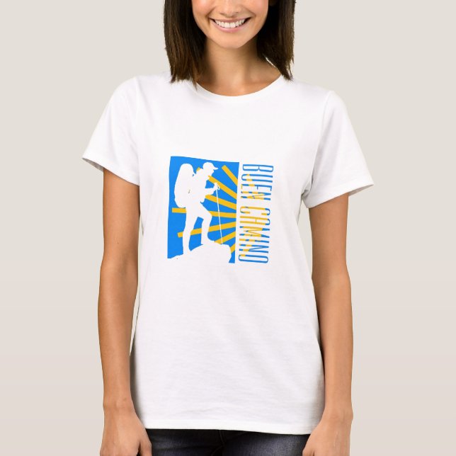 Camino de Santiago T-Shirt (Framsida)