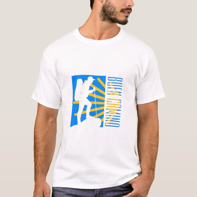 Camino de Santiago T-Shirt (Framsida)