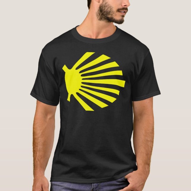 Camino de Santiago T Shirt (Framsida)
