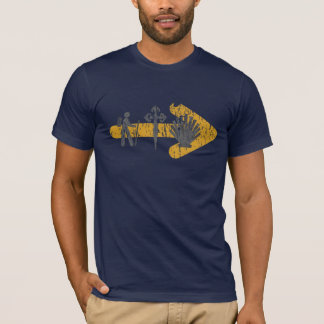 Camino de Santiago T-tröja (blått) T Shirt