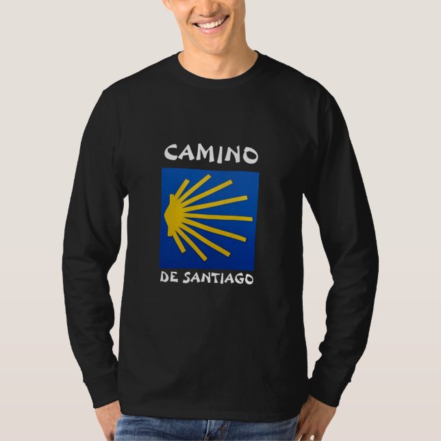 Camino de Santiago The way of st James 0002 T Shirt (Framsida)