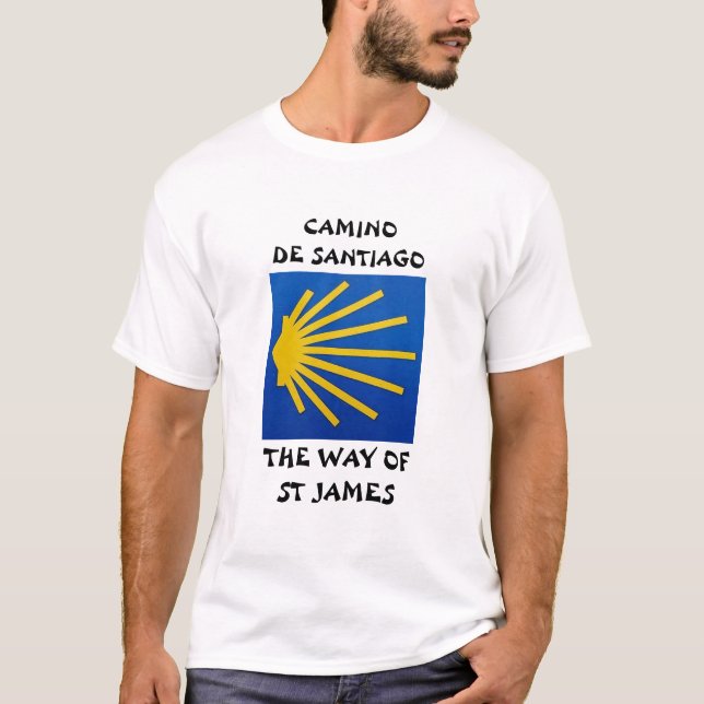 Camino de Santiago The way of st James 0010 T Shirt (Framsida)