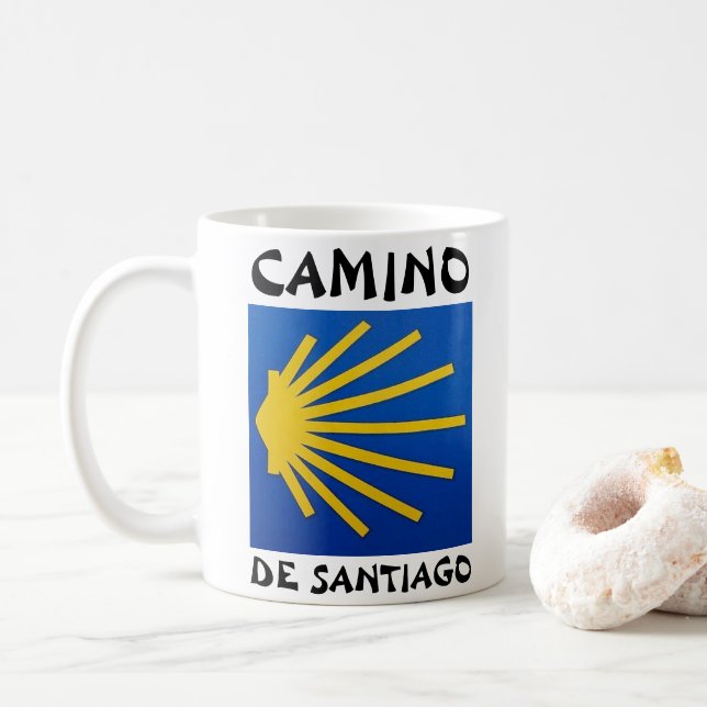 Camino de Santiago The way of st James 0011 Kaffemugg (Med munk)
