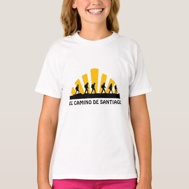 Camino de Santiago The way of st James 0040 T Shirt (Framsida)