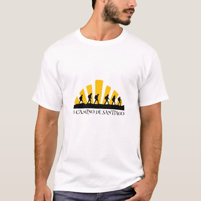 Camino de Santiago The way of st James 0041 T Shirt (Framsida)