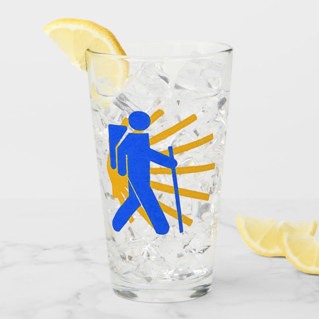 Camino de Santiago Tumblers Glaskopp (Framsida Ice)