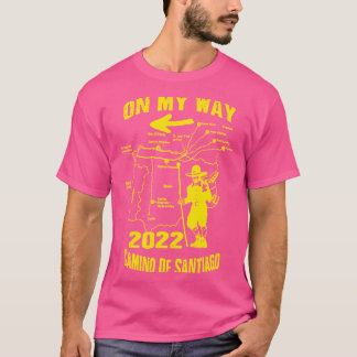 Camino des Santiago 2022 Way of St. James Spain Pi T Shirt