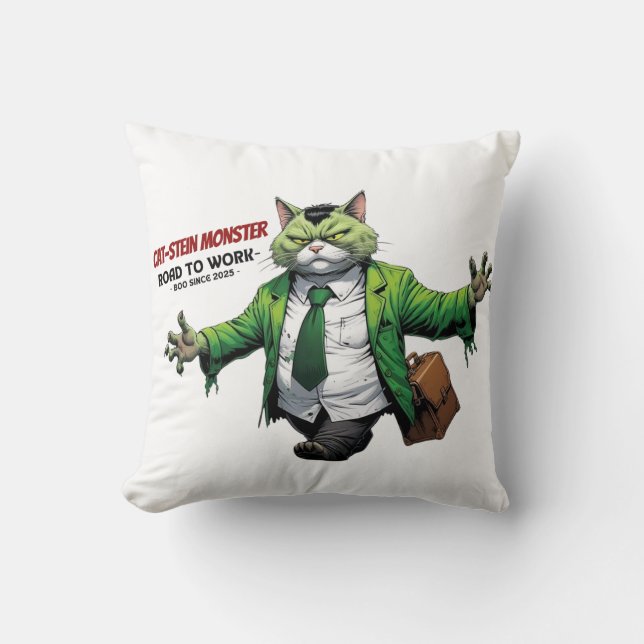 Camino monstruoso al trabajo – Gato Frankenstein Kudde (Framsida)