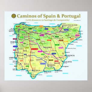 Camino Poster olika storlekar
