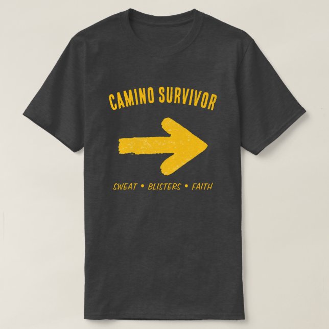 Camino Survivor T-Shirt - Buen Camino Gift (Design framsida)