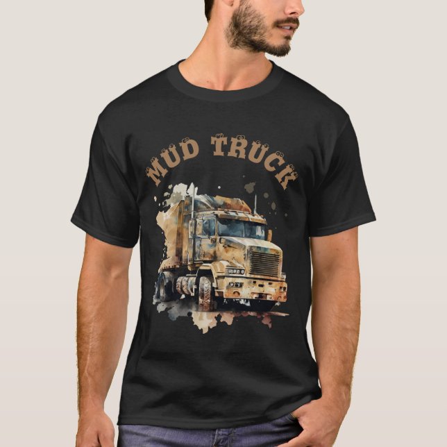 Camion boue t shirt (Framsida)
