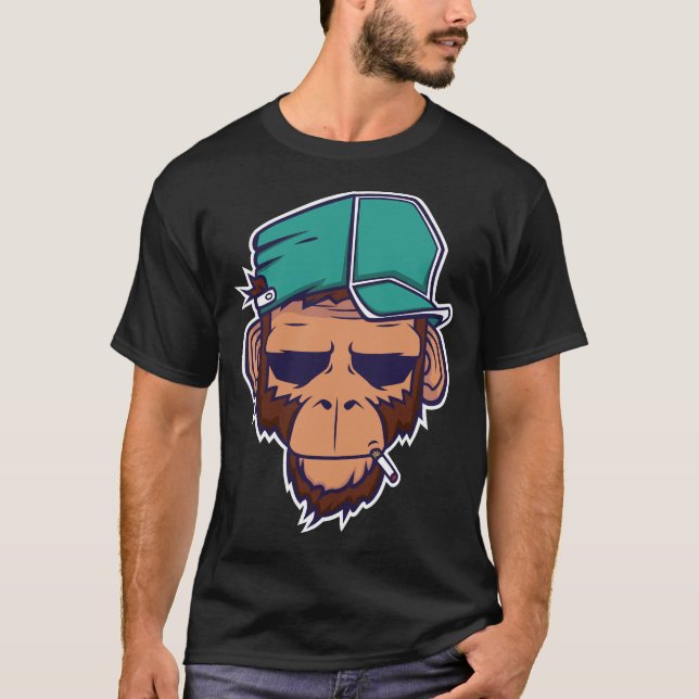 Camioner mono with a cap and tobacco t shirt (Framsida)