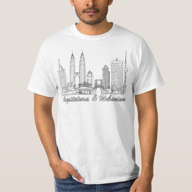Camisa Arquitetura e Urbanismo Tee Shirt (Framsida)