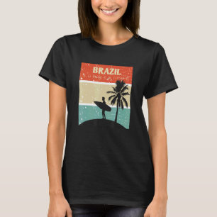 Camisa Brasil Surfa Surfing Rio de Janeiro Brasili T Shirt