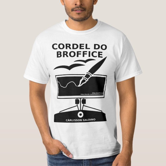 Camisa Cordel gör BrOffice Tee (Framsida)