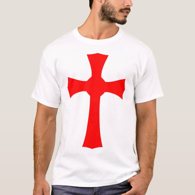 camisa cruzada - cruz vermelha t shirt (Framsida)