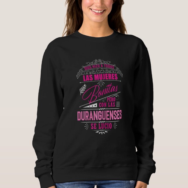 Camisa De Mujer Duranguense De Durango Mexiko T Shirt (Framsida)