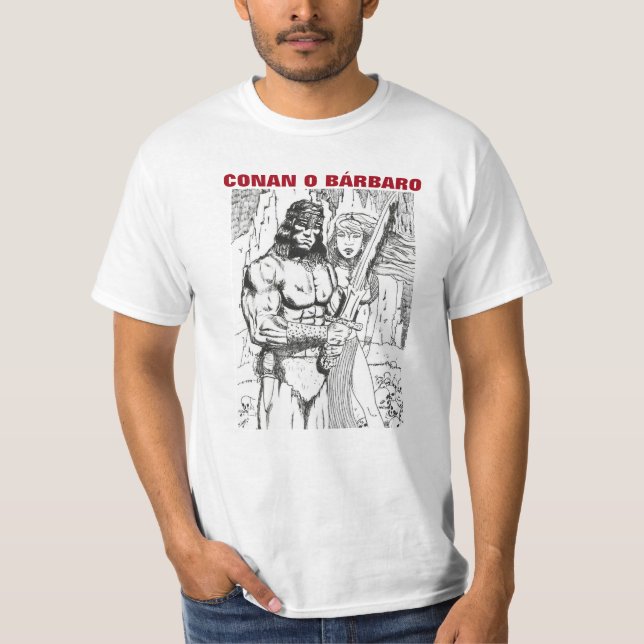 Camisa do Conan Tee Shirt (Framsida)