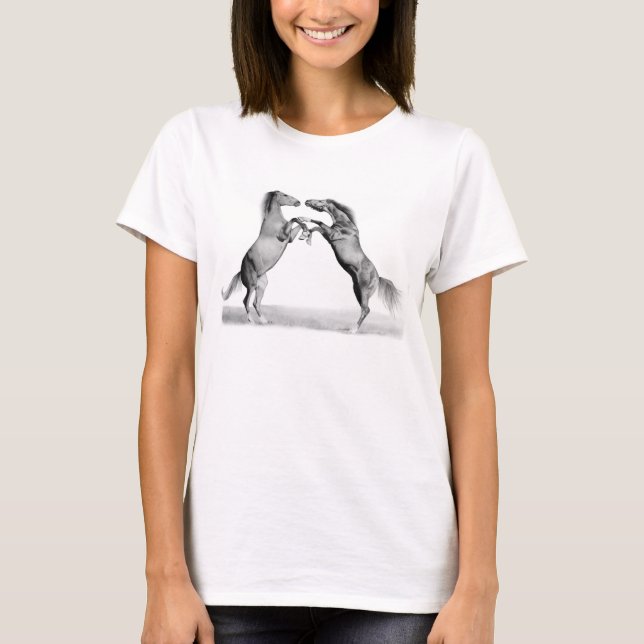 Camisa Feminina Horse T-shirt (Framsida)