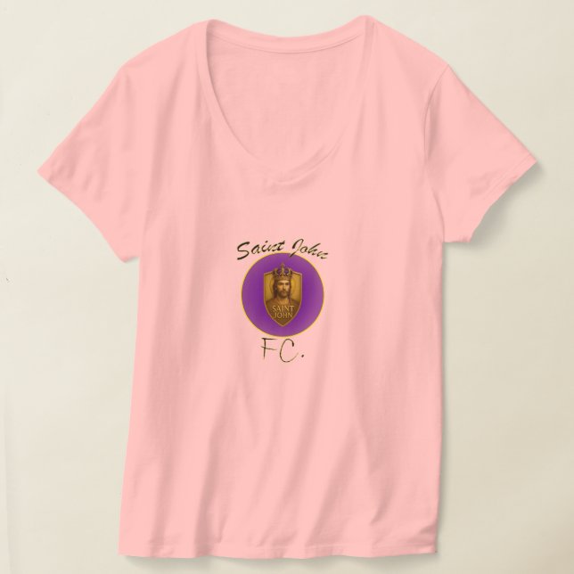 Camisa Feminina Saint John FC. T Shirt (Laydown)