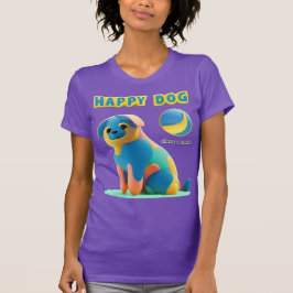 Camisa Happy dog, Patas dadas T Shirt