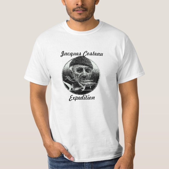 Camisa Jacques Costeau Expedition simple T Shirt (Framsida)