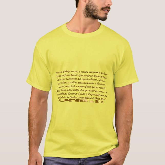 camisa jcs filipenses tee shirt (Framsida)