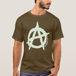 Camisa masculina de anarquismo t shirt