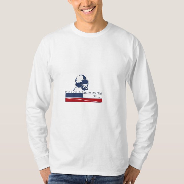 Camisa mergulhador profissional tw band tee shirt (Framsida)