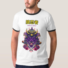 Camisa Ninja Wolf T Shirt