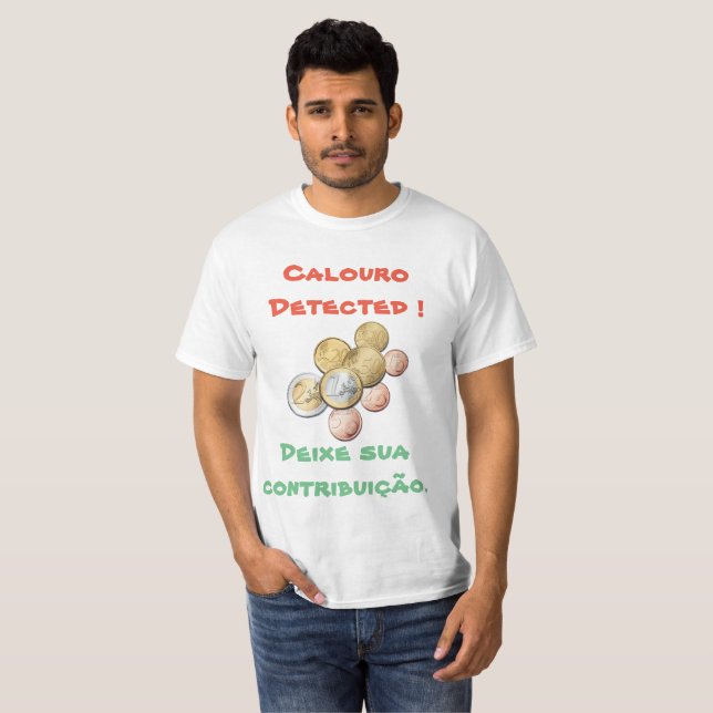 Camisa Trote de Faculdade para Calouros Tröja (Hel framsida)