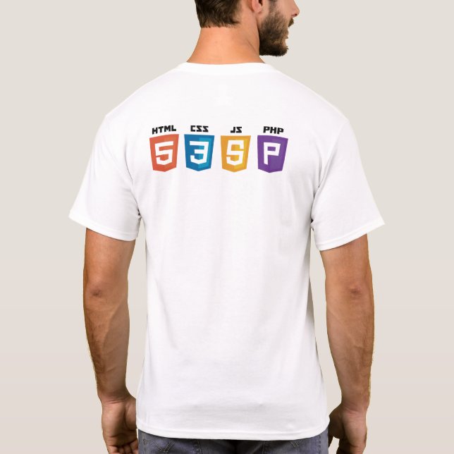 Camisa Web develop Tee (Baksida)