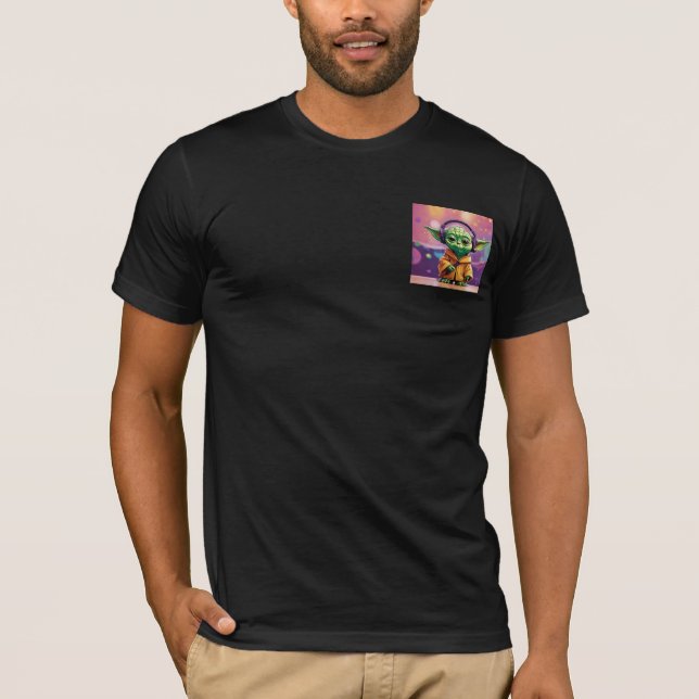 camisa yoda  t shirt (Framsida)