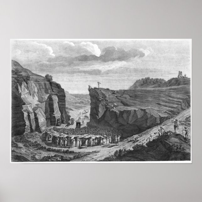 Camisards-mötet i öknen, poster (Framsidan)