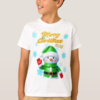 camisas blancas para niños navidad 2025 t shirt