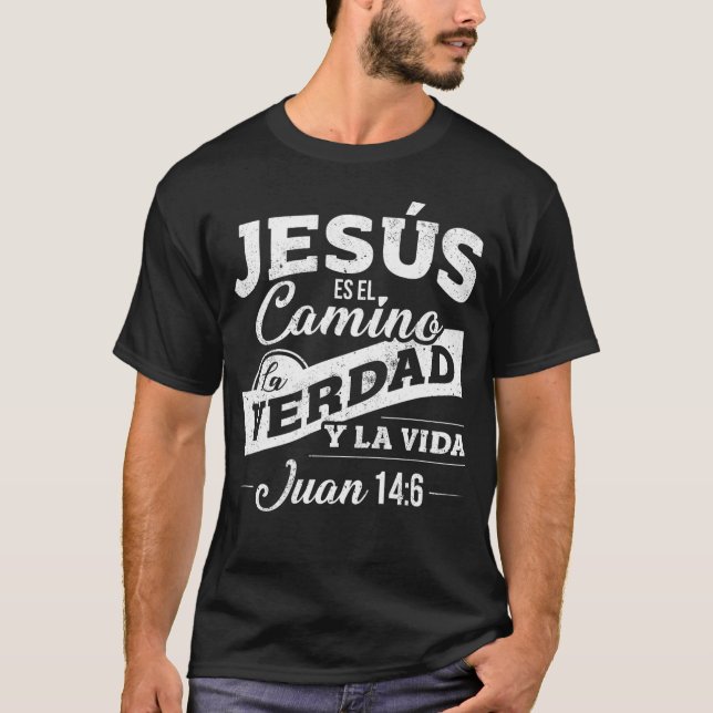 Camisas De Jesus Con Versiculos de La Biblia T Shirt (Framsida)